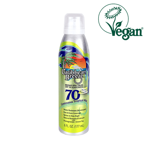 Caribbean Breeze SPF 70 Continuous Tropical Mist Sunscreen in UK