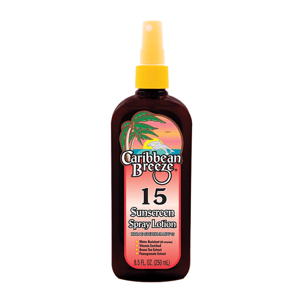 Caribbean Breeze SPF 15 Sunscreen Spray Lotion 250ml