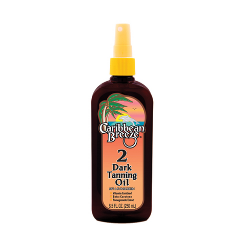 Caribbean Breeze SPF 2 Dark Tanning Oil 250ml