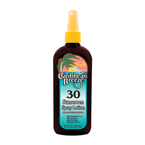 Caribbean Breeze SPF 30 Sunscreen Spray Lotion 250ml