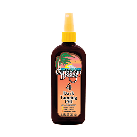 Caribbean Breeze SPF 4 Dark Tanning Oil 250ml