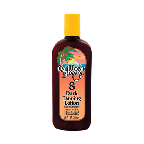 Caribbean Breeze SPF 8 Dark Tanning Lotion 250ml
