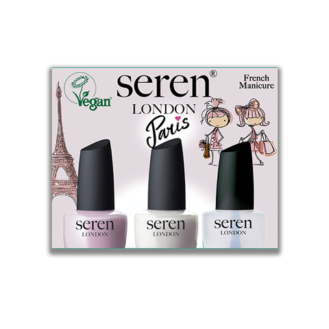 Seren London Vegan Paris French Manicure Gift Set in UK