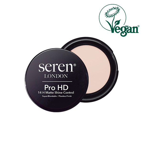 Seren London Vegan Pro HD 14 H Matte Shine Control Face Powder 020 Light/Pale in UK